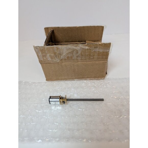 Threaded Shaft M4 55mm DC Gear Motor 3V 6V 12V Mini Electric Screw Red 12V 30RPM - Picture 2 of 8